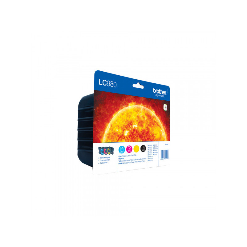 Brother TIN LC-980 Sparset LC980VALBPDR Brother TIN LC-980 Sparset LC980VALBPDR