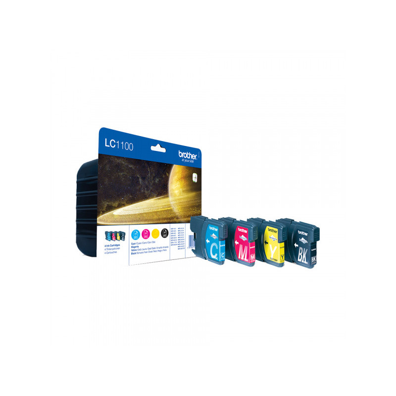 Brother TIN LC-1100 Multipack LC1100VALBPDR Brother TIN LC-1100 Multipack LC1100VALBPDR