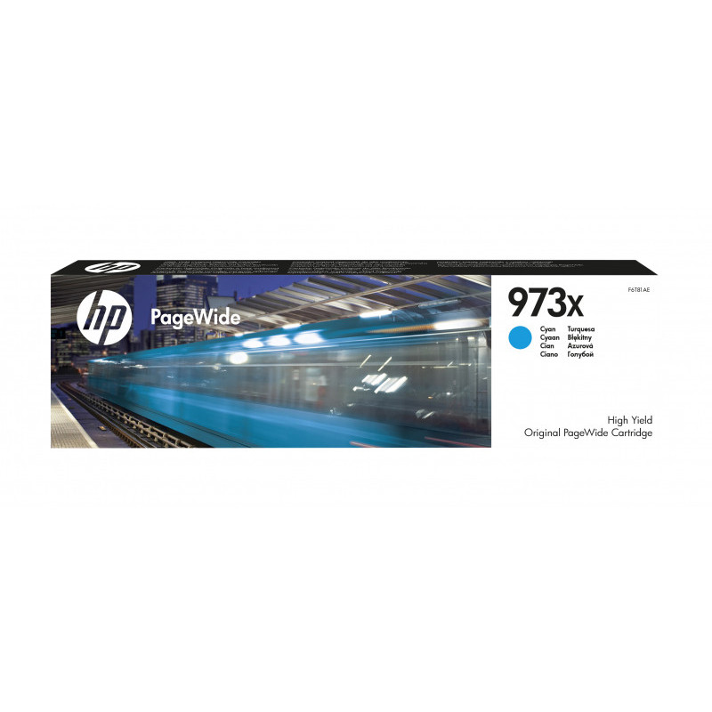 HP TIN 973X -Cyan F6T81AE HP TIN 973X -Cyan F6T81AE