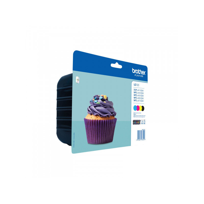 Brother TIN LC-123 Value Pack LC123VALBP Brother TIN LC-123 Value Pack LC123VALBP