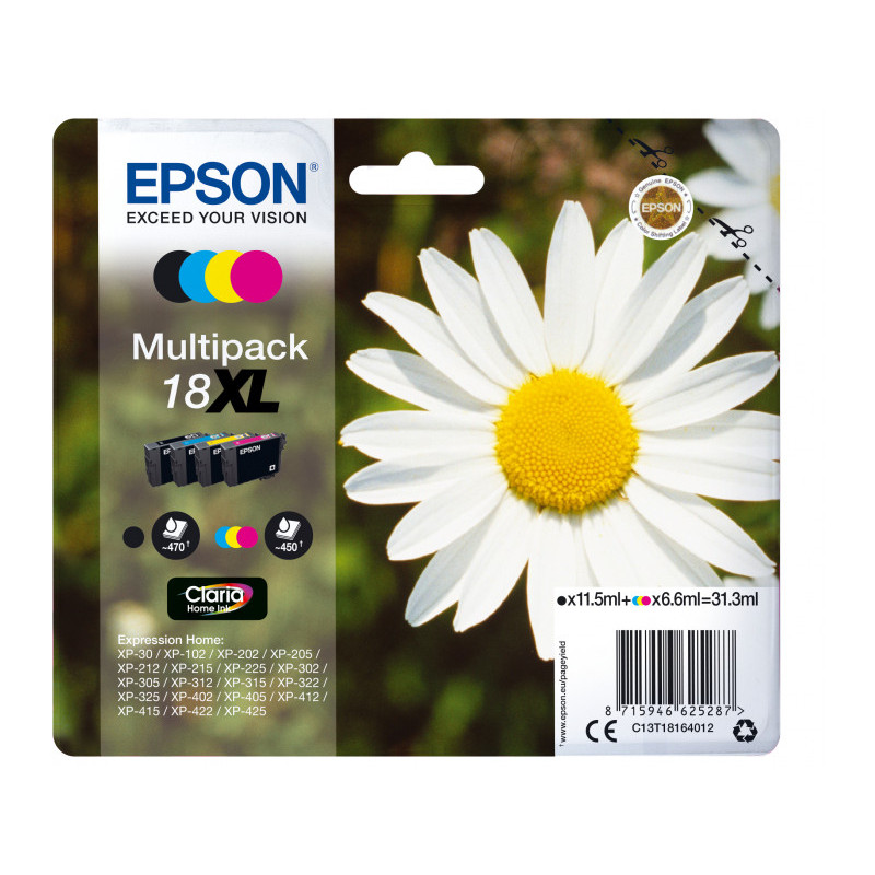 Epson TIN 18XL Multipack C13T18164012 Epson TIN 18XL Multipack C13T18164012