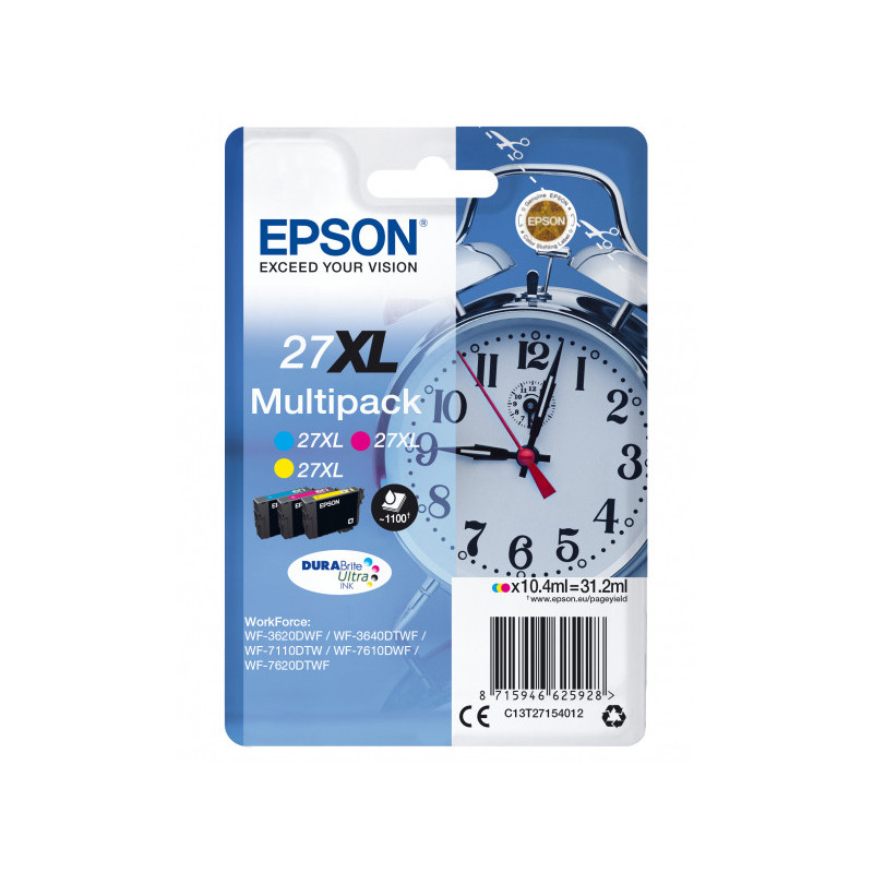 Epson TIN 27XL Multipack C/M/Y C13T27154012 Epson TIN 27XL Multipack C/M/Y C13T27154012