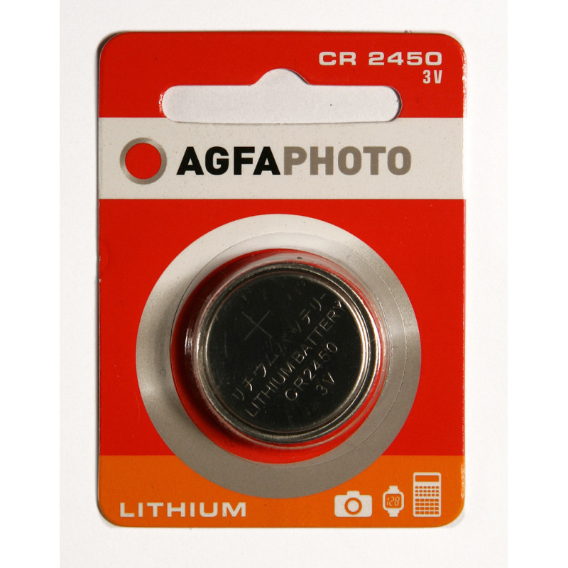 AGFAPHOTO Batterie Lithium Extreme CR2450 3V (1-Pack) AGFAPHOTO Batterie Lithium Extreme CR2450 3V (1-Pack)