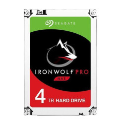 Seagate Disque dur interne IronWolf Pro NAS 4TB Sata III 128MB D ST4000NE001