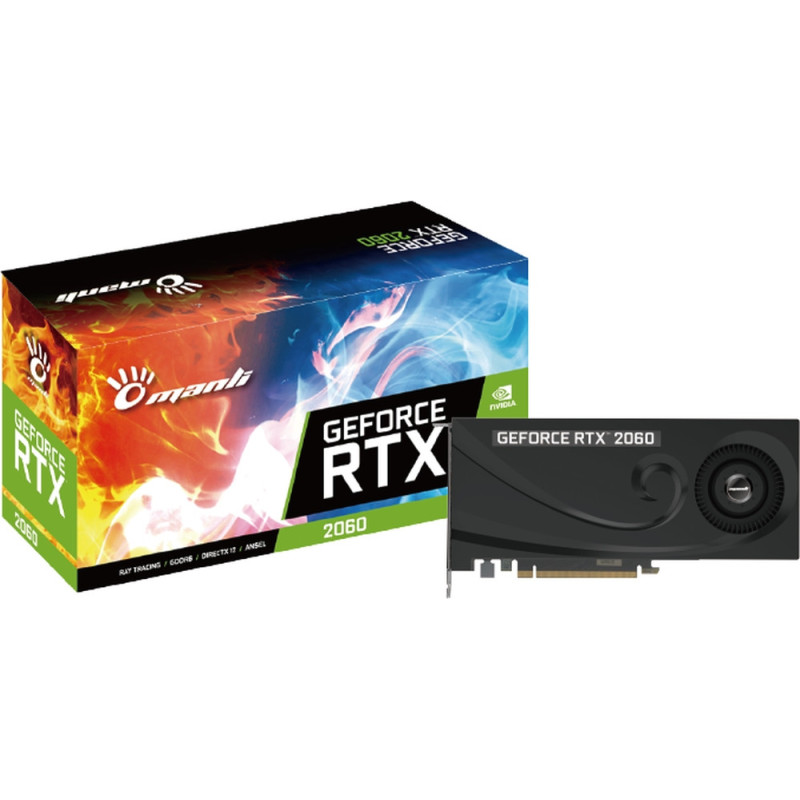 VGA Man GeForce® RTX 2060 6GB | Manli - N53720600M14322