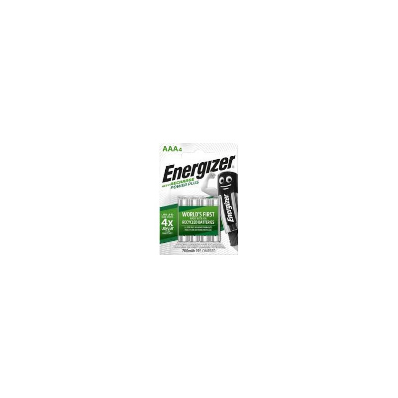 Energizer Akku Recharge AAA HR03 Micro 700mAh Pack de 4 . E300626600