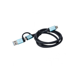 I-TEC USB-C auf USB-C Kabel mit integriertem USB 3.0 Ad. 1m C31USBCACBL