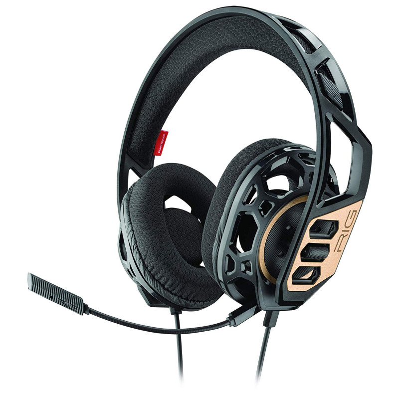 Plantronics RIG 300 Casque audio pour gamer. Noir/Doré
