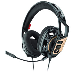 Plantronics RIG 300 Casque audio pour gamer. Noir/Doré