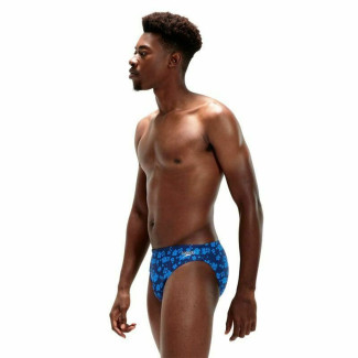 Bañador Hombre Speedo Allover Brief Azul