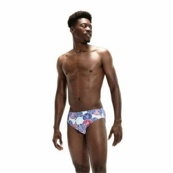 Bañador Hombre Speedo Allover Brief Azul