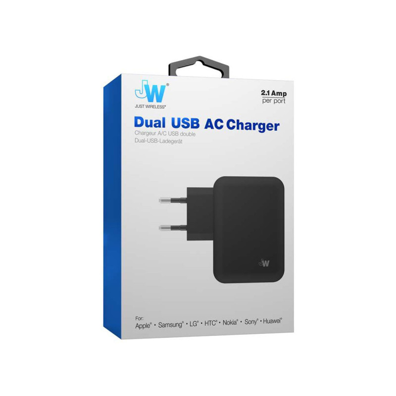 Just Wireless MFI Speed Charger + Lightning Cable 2.4A Just Wireless MFI Speed Charger + Lightning Cable 2.4A