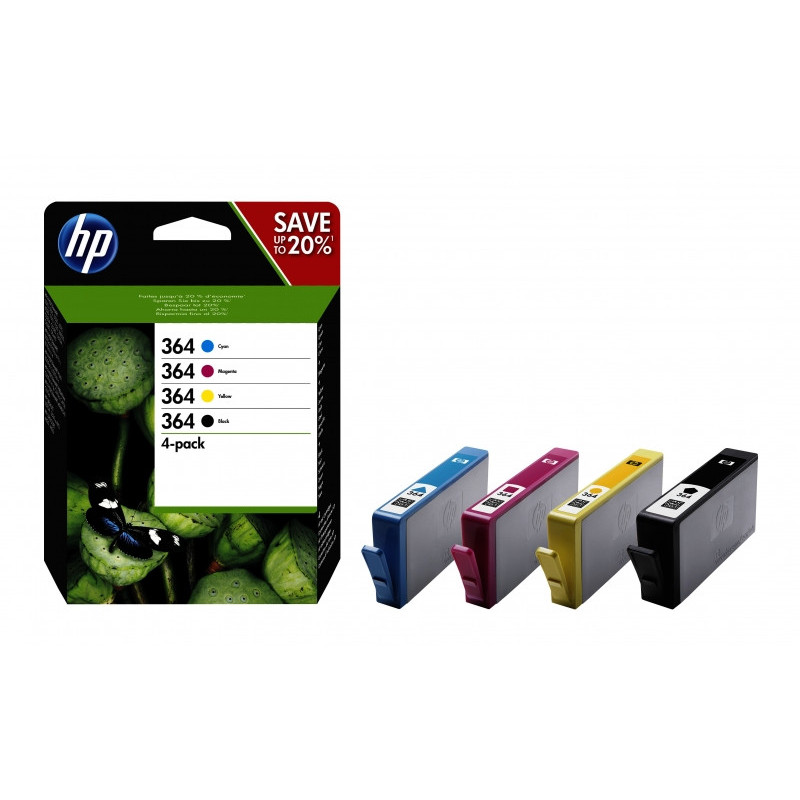 Tintenpatronen Value-Pack N9J73AE - NR.364 Serie schwarz cyan magenta gelb Tintenpatronen Value-Pack N9J73AE - NR.364 Serie schwarz cyan magenta gelb