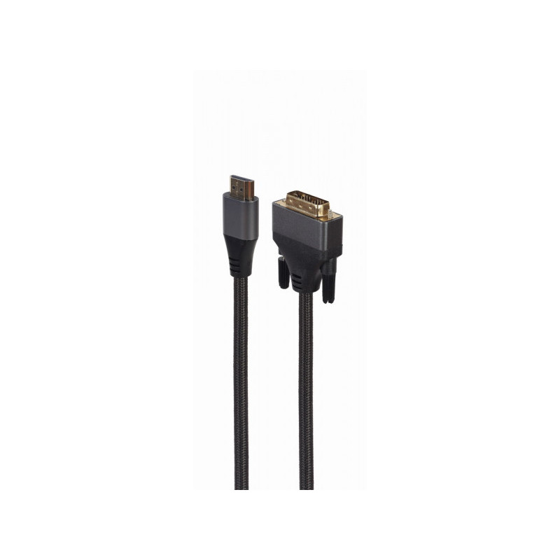 CableXpert HDMI to DVI cable Premium 1.8 m - CC-HDMI-DVI-4K-6 CableXpert HDMI to DVI cable Premium 1.8 m - CC-HDMI-DVI-4K-6