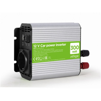 EnerGenie Convertisseur de puissance pour voiture 12 V. 300 W - EG-PWC300-01
