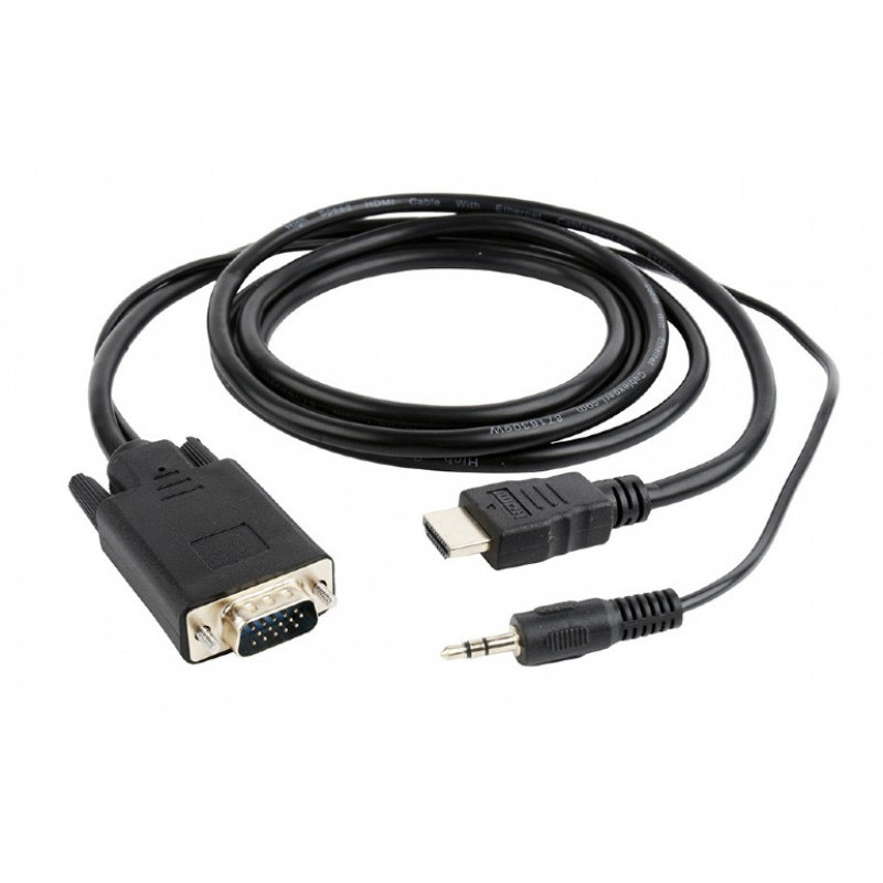 CableXpert 5 m - VGA - HDMI/3.5mm - Mâle - Mâle - 1920 x 1080 pixels CC-DP-HDMI-5M