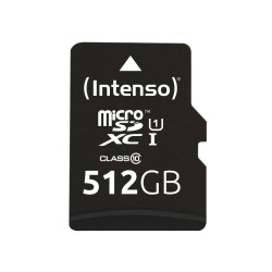 Intenso memory card microSDXC UHS-I Premium 512 GB + adapter CL 10