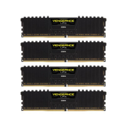 DDR4 64GB PC 2666 CL16 CORSAIR (4x16GB) Vengeance LPX CMK64GX4M4A2666C16