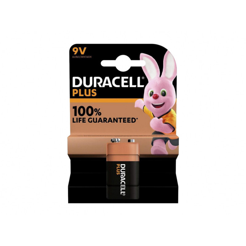 Battery Duracell Alkaline Plus Extra Life MN1604/6LR61 E-Block 9V (1-Pack) Battery Duracell Alkaline Plus Extra Life MN1604/6LR61 E-Block 9V (1-Pack)