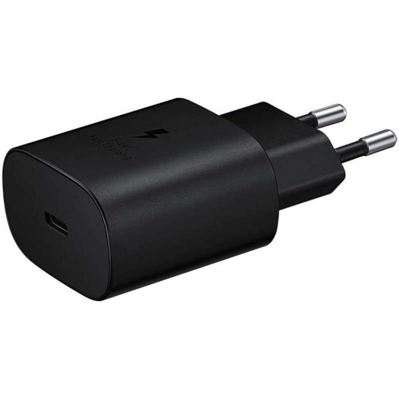 Samsung AC Chargeur Super rapide 25W USB-C Noir EP-TA800NBEGEU - BULK Samsung AC Chargeur Super rapide 25W USB-C Noir EP-TA800NBEGEU - BULK