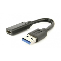 CableXpert 0.1 m - USB A - USB C - Noir A-USB3-AMCF-01