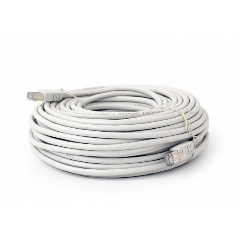CableXpert PP6-30M - 30 m - Cat6 - F/UTP (FTP) - RJ-45 - RJ-45 - Gris PP6-30M CableXpert PP6-30M - 30 m - Cat6 - F/UTP (FTP) - RJ-45 - RJ-45 - Gris PP6-30M