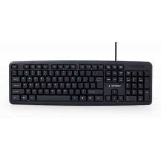 Gembird Standard - USB - Clavier à membrane - QWERTY - Noir KB-U-103-RU