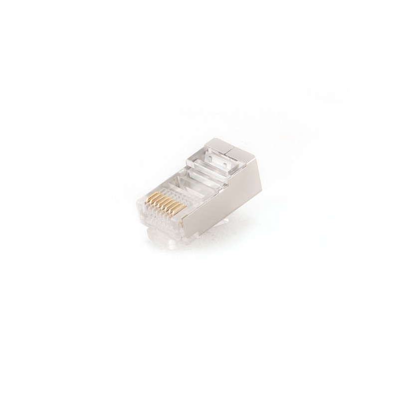 CableXpert Geschirmter RJ45 Stecker. 8P8C. vergoldet - PLUG6SP/10 CableXpert Geschirmter RJ45 Stecker. 8P8C. vergoldet - PLUG6SP/10