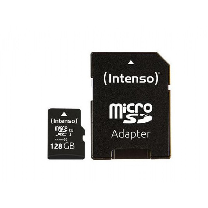 Intenso memory card microSDXC 128GB + adapter CL 10 (3424491)