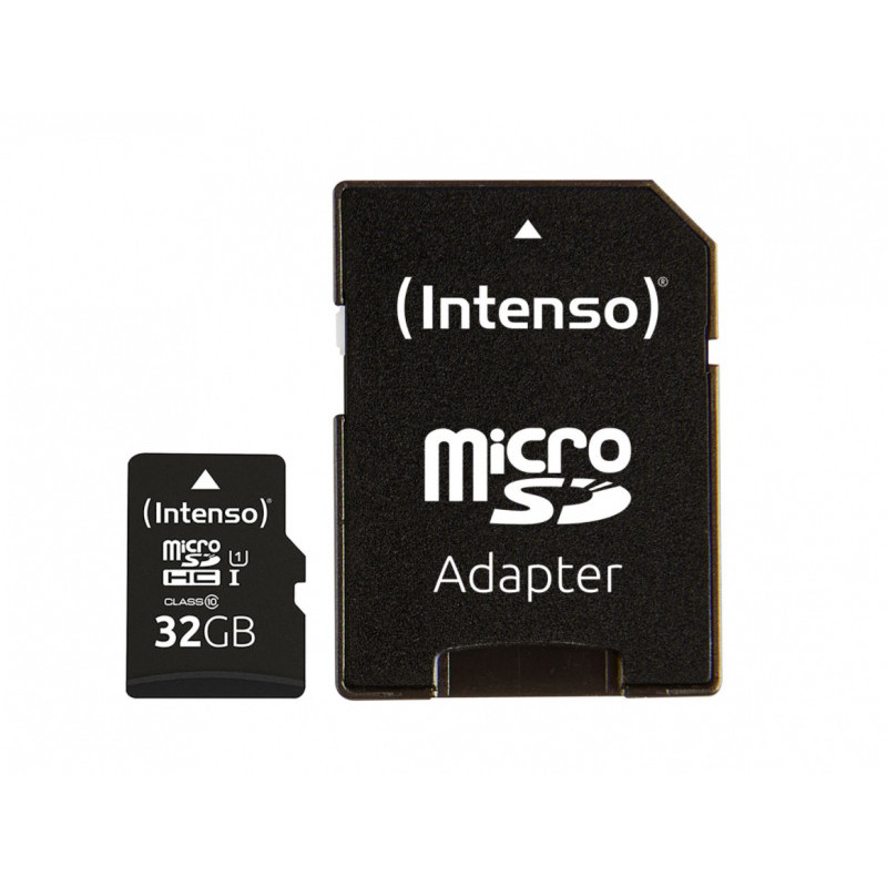 Intenso memory card microSDHC 32GB + adapter CL 10 (3424480) Intenso memory card microSDHC 32GB + adapter CL 10 (3424480)