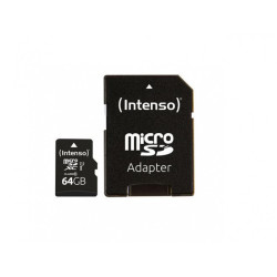 Intenso memory card microSD UHS-I Performance 64GB + adapter CL 10