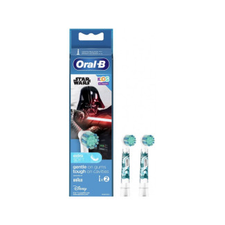Oral-B  Pack de 2 Têtes de brosse à dent électrique Star Wars Kids