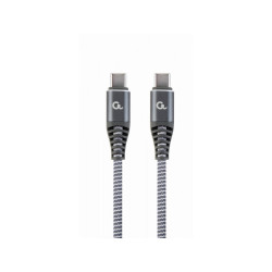 Câble CableXpert USB 2.0 Type-C (CM/CM). PD 60W. CC-USB2B-CMCM60-1.5M