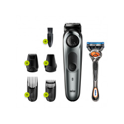 Braun Tondeuse à barbe Homme & Tondeuse à cheveux BT7220 (Argent)