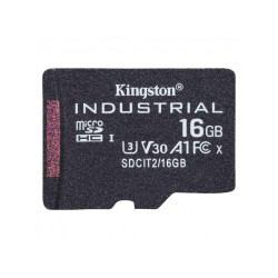 Kingston Carte microSDHC 16Go Industrial 100MB/s SDCIT2/16GBSP