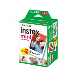 FUJIFILM Fuji Instax Mini Colour Instant Films Twin 2 Pack de 10 films