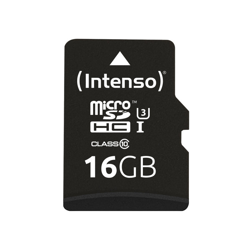 Intenso memory card microSDHC UHS-I Professional 16GB + adapter CL 10