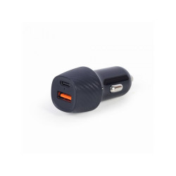 Gembird Chargeur auto avec 2 ports USB 20W. noir - TA-U2QC3-CAR-02