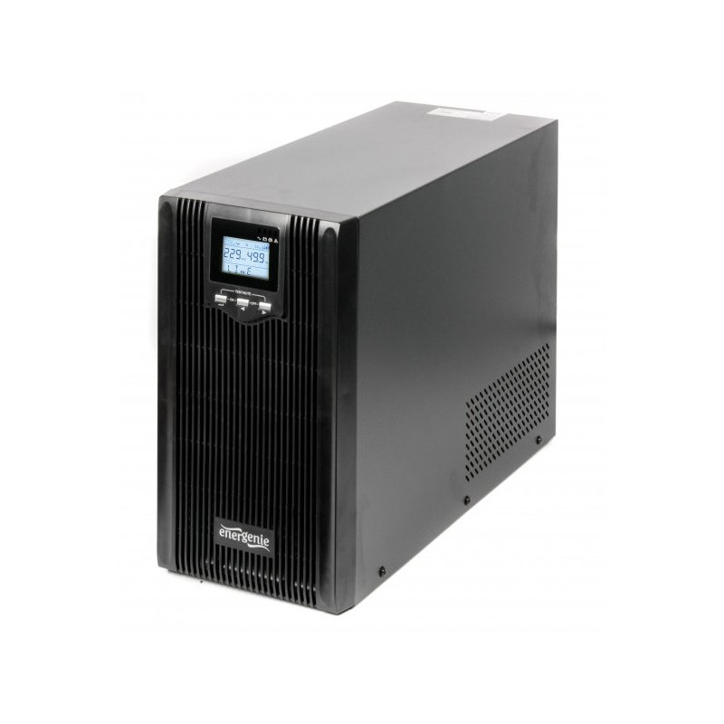 EnerGenie Onduleur 3000VA à onde sinusoïdale pure. écran LCD. USB. noir EnerGenie Onduleur 3000VA à onde sinusoïdale pure. écran LCD. USB. noir