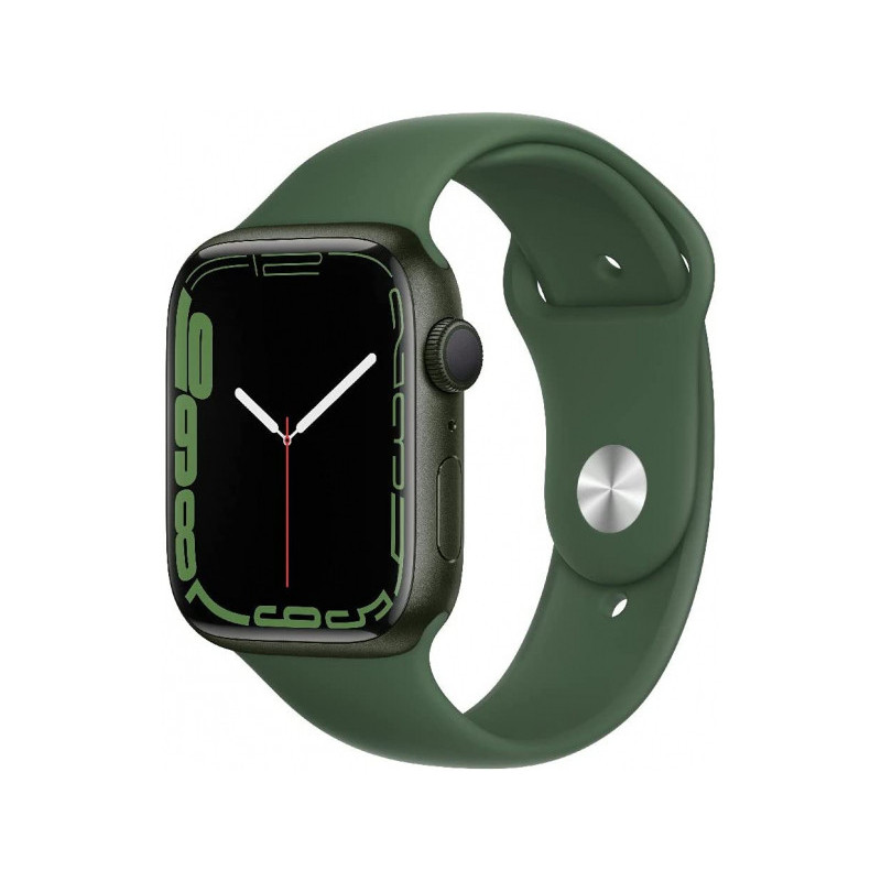 Apple Watch Series 7 GPS 45mm Green Aluminium Case with Clover Sport Band MKN73FD/A