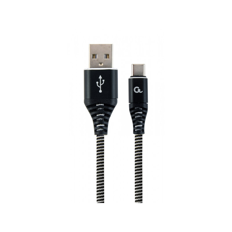 CableXpert USB Type-C-Kabel mit Metallanschlüssen. 1 m. black - CC-USB2B-AMCM-1M-BW CableXpert USB Type-C-Kabel mit Metallanschlüssen. 1 m. black - CC-USB2B-AMCM-1M-BW