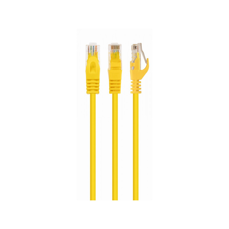 CableXpert CAT5e UTP Patch cord. yellow. 1.5 m - PP12-1.5M/Y CableXpert CAT5e UTP Patch cord. yellow. 1.5 m - PP12-1.5M/Y