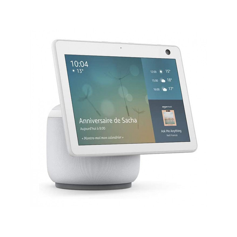 Amazon Echo Show 10 (3rd Gen) - Amazon Alexa - Blanc - 25.6 cm - Anglais - Espagnol B084P3KP2S Amazon Echo Show 10 (3rd Gen) - Amazon Alexa - Blanc - 25.6 cm - Anglais - Espagnol B084P3KP2S