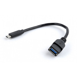 CableXpert 0.2 m - USB Type-C - USB Type-A - Noir A-OTG-CMAF3-01