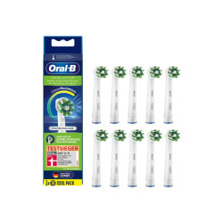 Oral-B Pack de 10 Têtes de brosse de rechange CrossAction CleanMaximizer