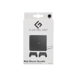 Floating Grip Playstation 4 Pro and Controller Wall Mount - Bundle (Black) - FG0125 - PlayStation 4