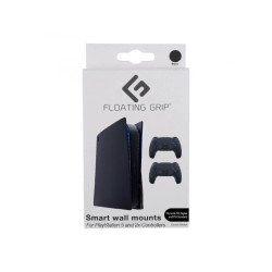Floating Grip Playstation 5 Wall Mounts by Floating Grip - Black Bundle - 368018 - PlayStation 5