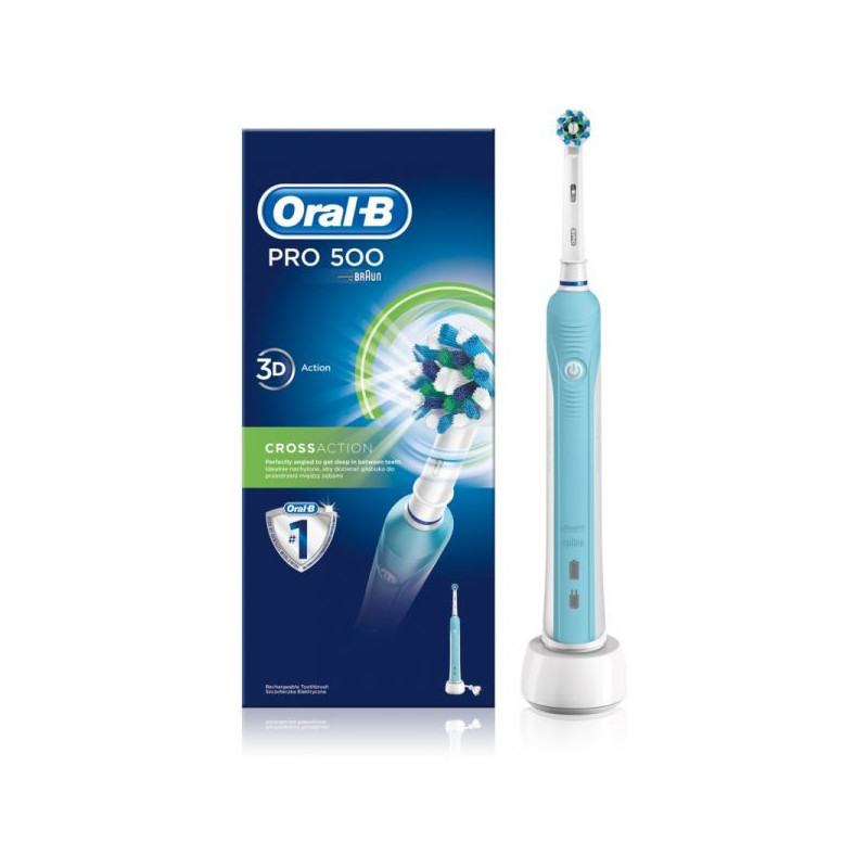ORAL-B Brosse à dents électrique Pro 500 bleu