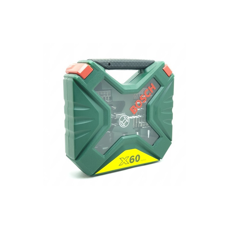 BOSCH Kit de 60 forets et tournevis en titane X-Line - 2607010611 BOSCH Kit de 60 forets et tournevis en titane X-Line - 2607010611