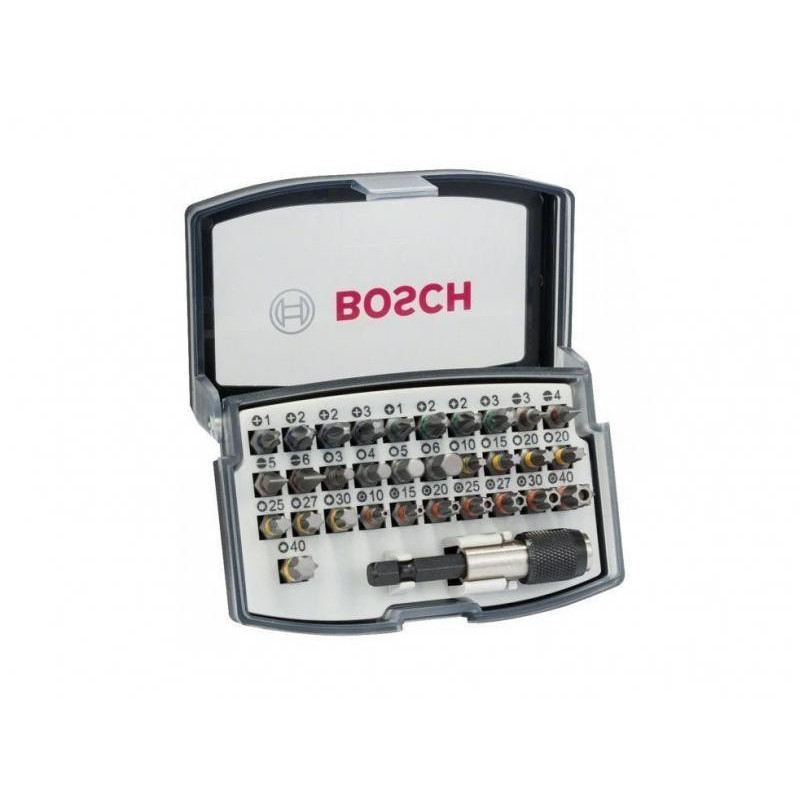BOSCH 32 pièces Coffrets d\'embouts de vissage Extra Hard 2607017319 BOSCH 32 pièces Coffrets d\'embouts de vissage Extra Hard 2607017319